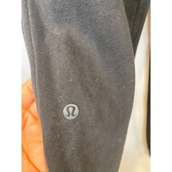 Lululemon 2 Scuba Jogger Sweatpants Black Cotton Terry GUC - Picture 5 of 6